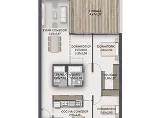 Foto 23 de DEPARTAMENTO EN VENTA A ESTRENAR DE 2 AMBIENTES EN ALMAGRO CON AMENITIES FINANCIACIÓN OPORTUNIDAD