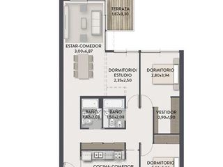 Foto 37 de DEPARTAMENTO EN VENTA A ESTRENAR DE 2 AMBIENTES EN ALMAGRO CON AMENITIES FINANCIACIÓN OPORTUNIDAD