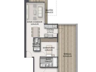 Foto 39 de DEPARTAMENTO EN VENTA A ESTRENAR DE 2 AMBIENTES EN ALMAGRO CON AMENITIES FINANCIACIÓN OPORTUNIDAD