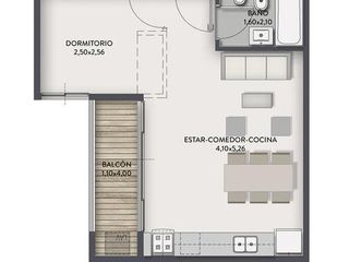 Foto 13 de DEPARTAMENTO EN VENTA A ESTRENAR DE 2 AMBIENTES EN ALMAGRO CON AMENITIES FINANCIACIÓN OPORTUNIDAD