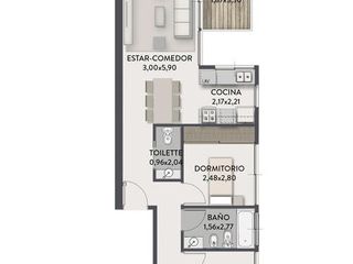 Foto 40 de DEPARTAMENTO EN VENTA A ESTRENAR DE 2 AMBIENTES EN ALMAGRO CON AMENITIES FINANCIACIÓN OPORTUNIDAD