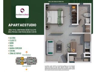 Foto 1 de VENTA CESIÓN DE DERECHOS APARTAESTUDIO EN PRADERA VIVA, DOSQUEBRADAS