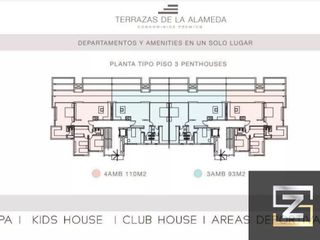 Foto 11 de Departamento 3 Ambientes Terrazas De La Alameda