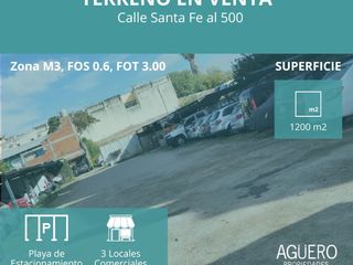Foto 1 de Terreno / Lote en venta apto desarrollo inmobiliario de 1200m2 ubicado en Centro