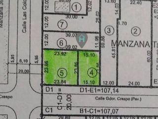 Foto 3 de Terreno / Lote en venta de 930m2 ubicado en Rafaela