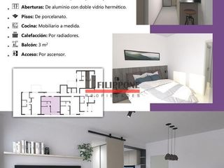 Foto 4 de Departamento en venta de 1 dormitorio en Pacífico