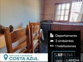 Foto 1 de Departamento en alquiler temporario de 1 dormitorio en Costa Azul