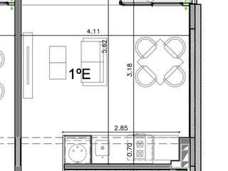 Foto 4 de Departamento monoambiente al c/frente con balcón y amenities
