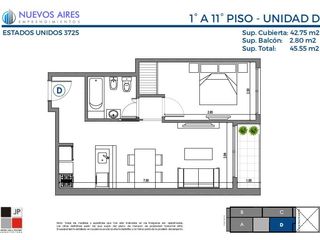 Foto 21 de DEPARTAMENTO 2 AMB EN VENTA EN BOEDO A ESTRENAR CON BALCÓN