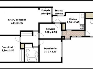 Foto 15 de Departamento en venta, Barrio Norte, Palermo, 3 ambientes con baulera