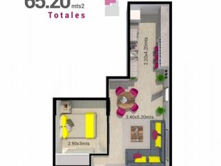 Foto 1 de 1 dormitorio Barrio Norte