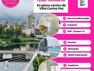 Foto 1 de DEPARTAMENTO En ALQULER TEMPORARIO  VILLA CARLOS PAZ CENTRO