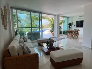 Foto 1 de ARRIENDO APARTAMENTO TRES ALCOBAS  KARIBANA CARTAGENA GOLF BEACH