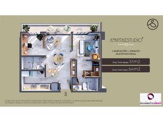 Foto 8 de VENTA  APARTAESTUDIOS SOBRE PLANOS AV. SUR PEREIRA