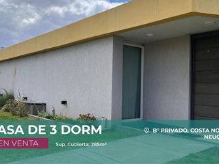 Foto 1 de CASA DE 3 DORM. EN VENTA EN COSTA NOGAL, NEUQUEN