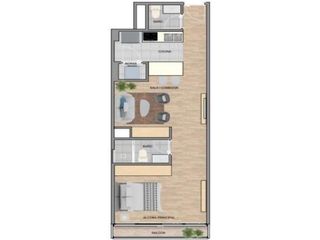 Foto 6 de Apartamento en venta 61 m2 Salitre