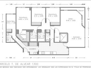 Foto 3 de VENTA DEPARTAMENTO RECOLETA CINCO AMBIENTES
