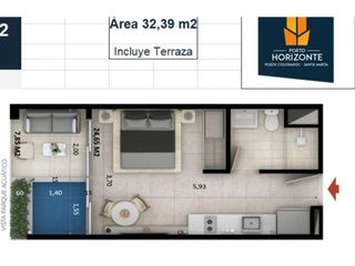 Foto 16 de MODERNO APARTASUITE AMOBLADO CON VISTA AL MAR Y A PLAYA TORTUGA