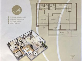 Foto 3 de Venta departamento a estrenar en