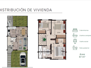 Foto 10 de SECTOR CONOCOTO - LA SALLE , EN VENTA CASA 2D + ESTUDIO, 87M2 + PATIO 10 M2