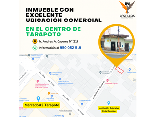 Foto 1 de SE VENDE INMUEBLE COMERCIAL EN TARAPOTO, SAN MARTN