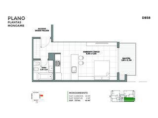 Foto 9 de Departamento 1 ambiente en Venta Bernal Centro.