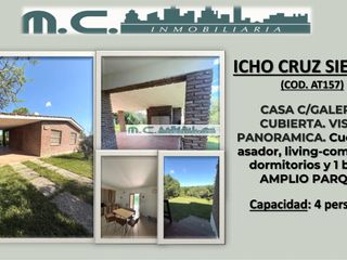 Foto 1 de AT157. ICHO CRUZ SIERRAS. CASA C/GALERIA CUBIERTA. VISTA PANORAMICA. 4pax