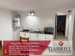 Foto 1 de Departamento amoblado - Un dormitorio