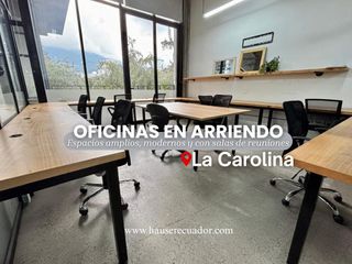 Foto 1 de Oficinas en arriendo en La Carolina – Espacios amplios, modernos y con salas de reuniones
