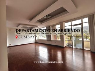 Foto 1 de Departamento Amplio en arriendo con Vista Privilegiada – Cumbayá, La Primavera 2