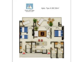 Foto 46 de Venta de Apartamento en Bello Horizonte SANTA MARTA