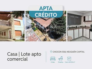 Foto 1 de VENTA CASA 5 DORMITORIOS /LOTE APTO COMERCIAL, NQN