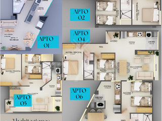 Foto 5 de Apartamentos de 54 m² en venta en Santa Elena Montería: 2 Habitaciones, 1 baño, excelente ubicación