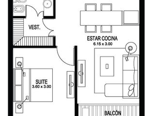 Foto 18 de Alquiler Departamento 2 ambientes y amenities Quartier del Polo, Las Cañitas