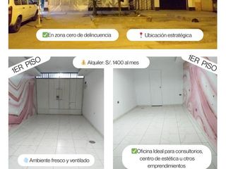 Foto 1 de LOCAL COMERCIAL A 3 CDRAS MUNICIPALIDAD CERO DELINCUENCIA