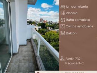 Foto 1 de Departamento en alquiler de 1 dormitorio en Macrocentro