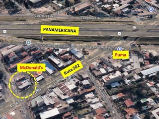Foto 1 de Excelente Edificio Comercial / Locales Ruta 202 casi Panamericana, Don Torcuato