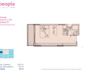 Foto 40 de Departamento monoambiente interno en venta - San Telmo