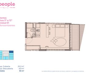 Foto 42 de Departamento monoambiente interno en venta - San Telmo