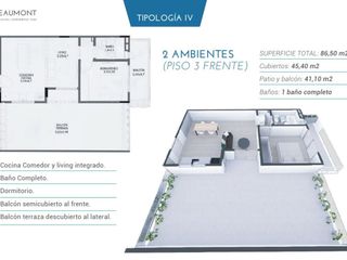 Foto 16 de Venta Pozo 3 Ambientes Balcón Terraza Monte Castro