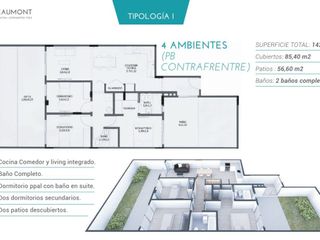 Foto 14 de Venta Pozo 3 Ambientes Balcón Terraza Monte Castro