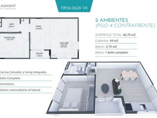 Foto 20 de Venta Pozo 3 Ambientes Balcón Terraza Monte Castro