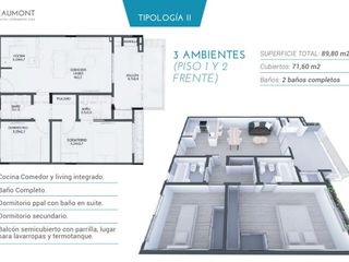 Foto 15 de Venta Pozo 3 Ambientes Balcón Terraza Monte Castro