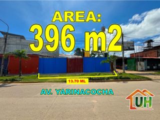 Foto 1 de 00388 VENTA TERRENO COMERCIAL YARINACOCHA 396 m2