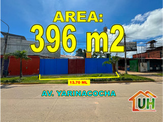 Foto 1 de 00388 VENTA TERRENO COMERCIAL EN AV. YARINACOCHA - 396 m2