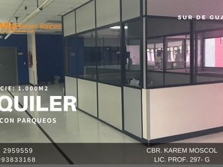 Foto 4 de AMPLIA OFICINA EN ALQUILER 1.000M2 - SUR DE GUAYAQUIL.