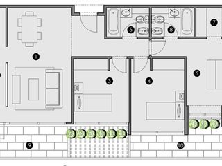 Foto 38 de ALQUILER DEPARTAMENTO 4 AMBIENTES  AMOBLADO PALMAS DE BUENAVISTA SAN FERNANDO