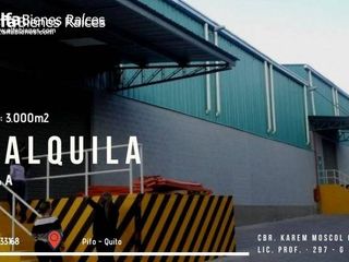Foto 1 de SE ALQUILA BODEGA CON ANDÉN 3.000M2 - PIFO - QUITO.