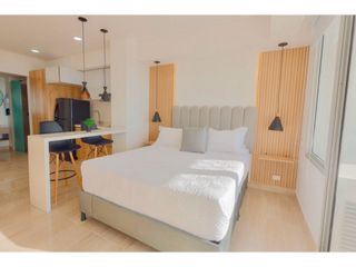 Foto 5 de Apartamento tipo Loft en Venta Cartagena Beach Vista al Mar