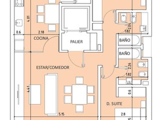 Foto 13 de Espectacular departamento de 2 dormitorios con cochera a ESTRENAR en Laprida al 700, Barrio Norte